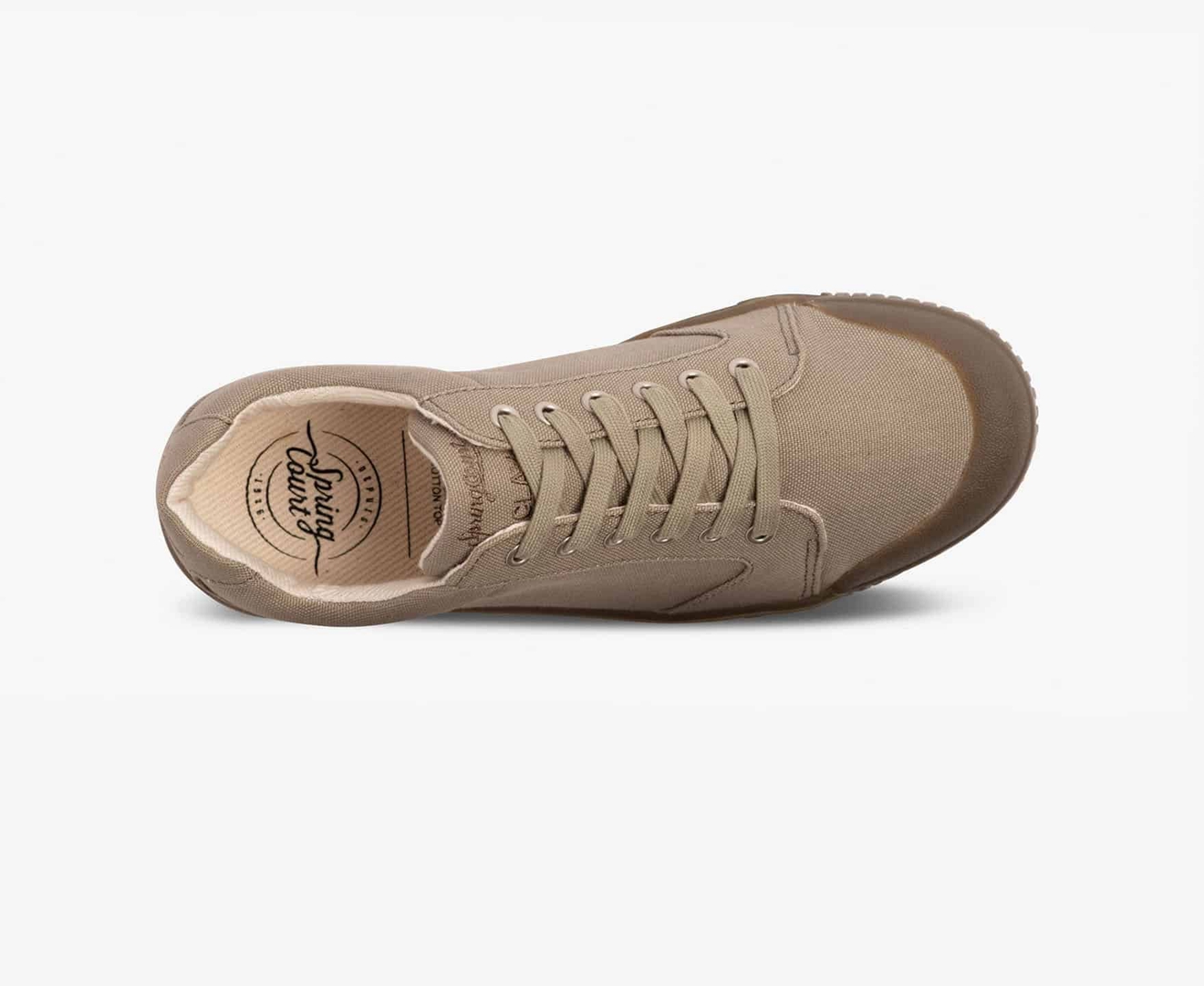 Spring Court C2 CANVAS Men's Trainers Khaki | South Africa-01UOTRMNF